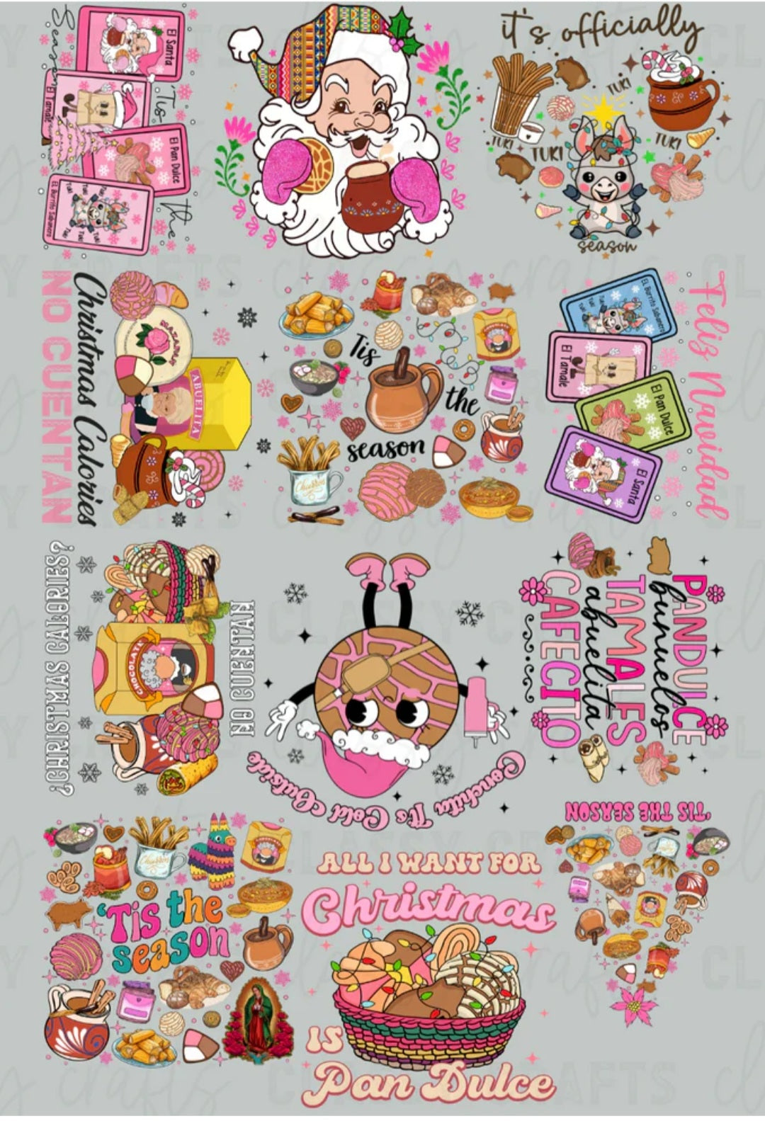 Holiday Dtf Vinyl Prints