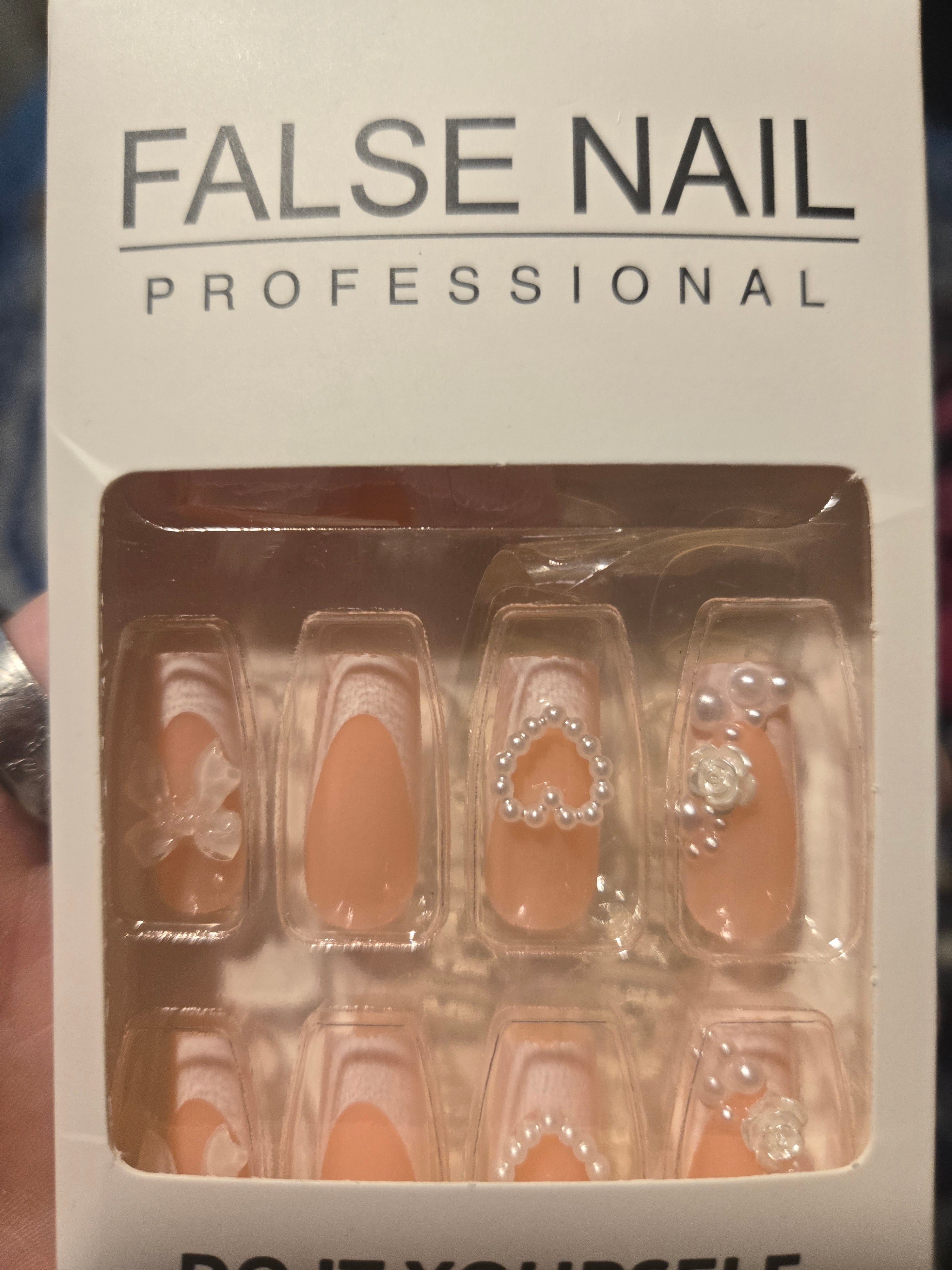 False Pre Handmade Press on Nails, Can be reused. comes with nail glue and file. Add on products include Color assorted of your choice in Gemstones for you to add some character