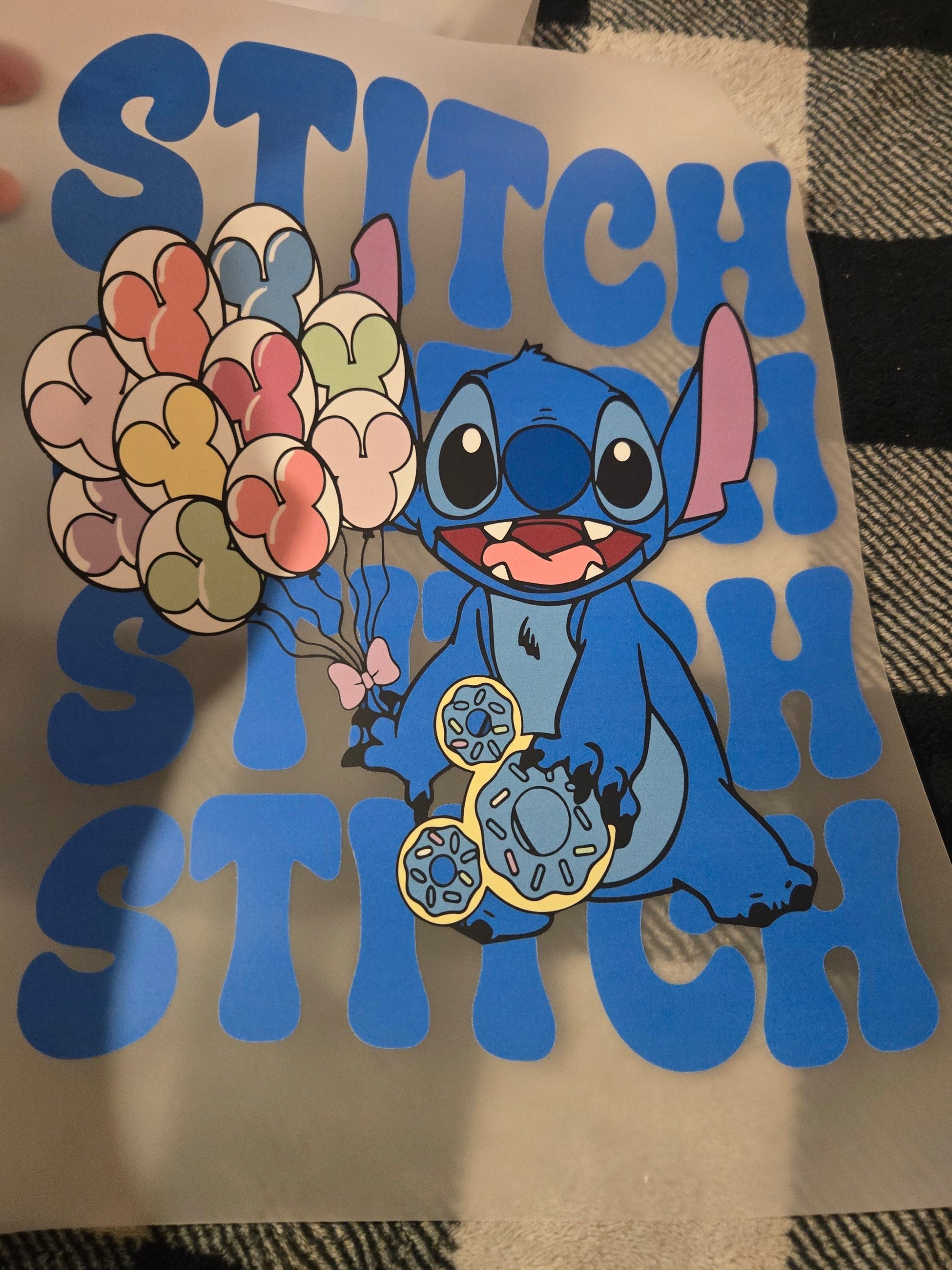 Stitch #2 vinyl print