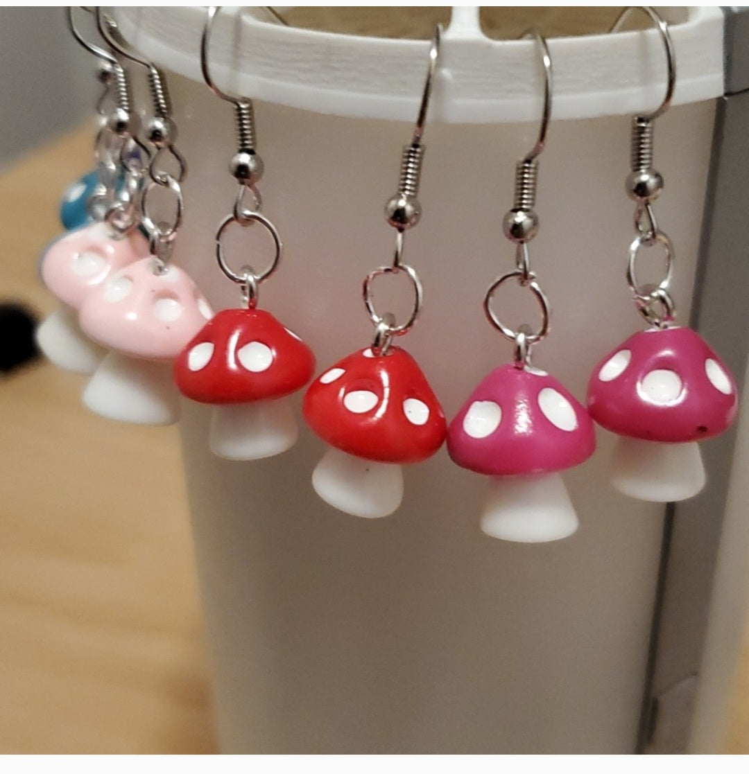 Mushroom Earrings