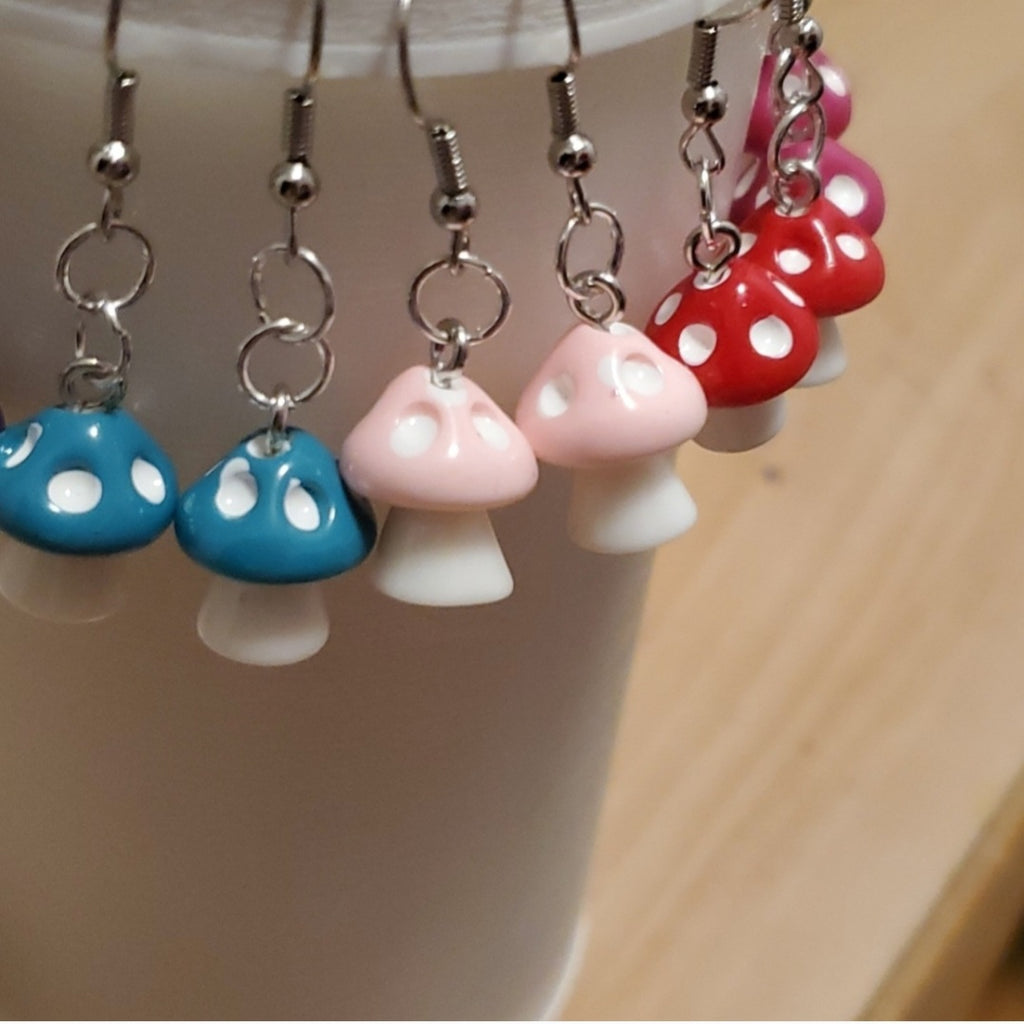 Mushroom Earrings